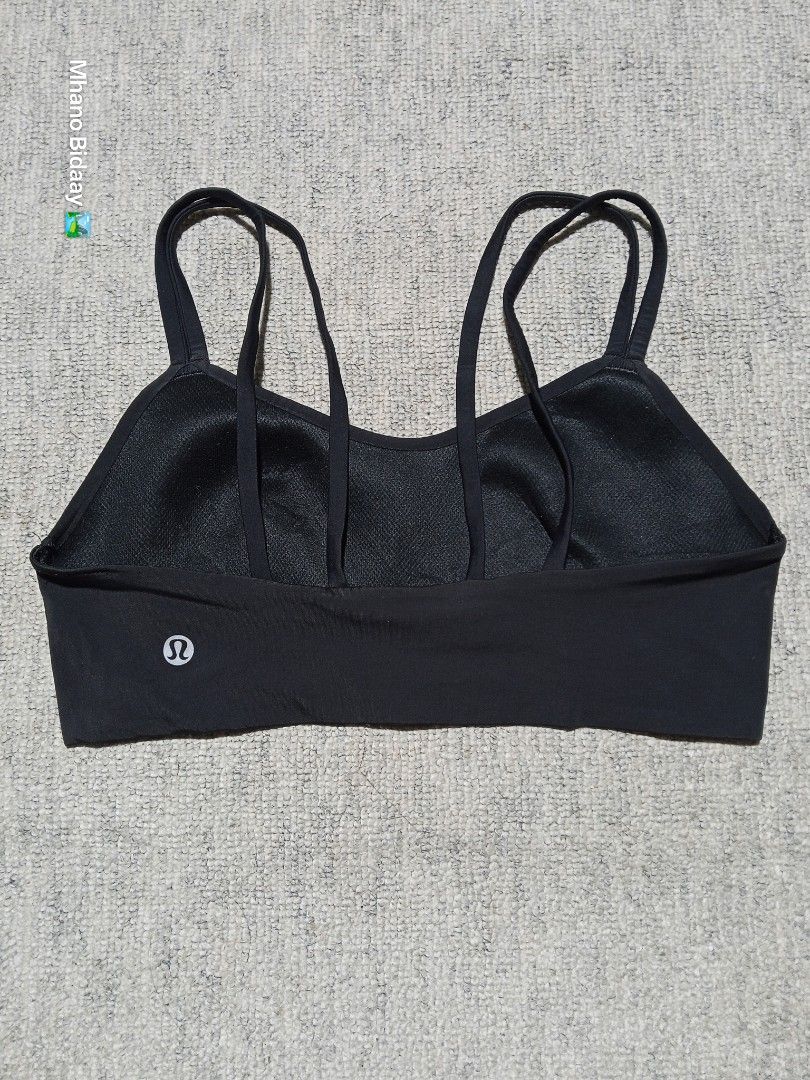Lululemon Like A Cloud Bra Black Size 12 (Category: Activewear) located in Valencia. Submitted by mhano_bidaay_outdoors_218 (Listing ID 1462192615, Image 3). Description: - Lululemon Like A Cloud Bra - Color: Black - Band Size: 12 - Bust Size: 13.5 - No padding - Strappy back design - Condition: Excellent - Ideal for workouts and everyday wear.