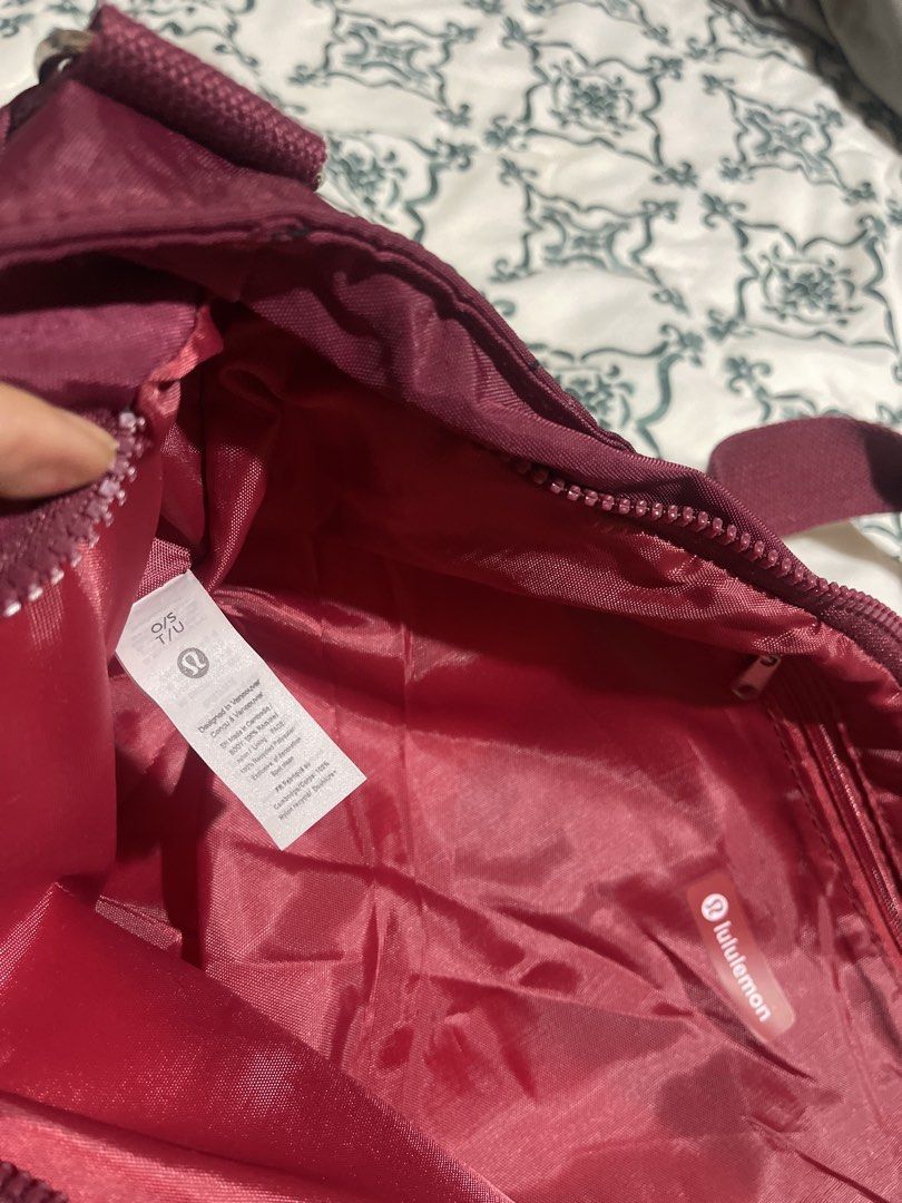 Lululemon Maroon Bag (Category: Luxury Bags & Wallets) located in Quezon City. Submitted by donnabelle7572 (Listing ID 1462120176, Image 3). Description: ✨✨Please Read carefully... 📌📌Letting go of some of my bags ,wallets and clothes! Most are Preloved and well maintained or slightly use while some are brand new/never used. 📌📌Just a reminder: Some items are Vietnam, Cambodia or China made, and I cannot guarantee that all pieces are authentic,