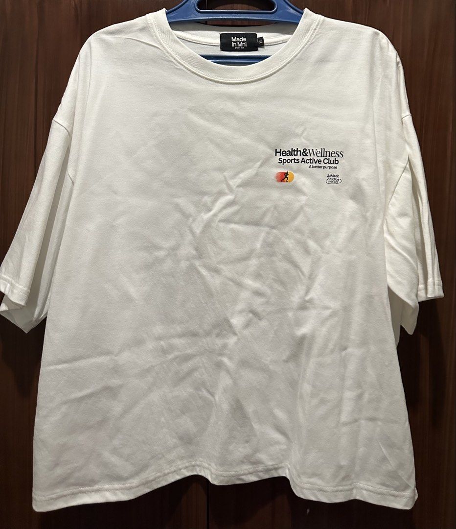 MADEINMNL Boxy Cropped Shirts & Sweatpants (Category: Tshirts & Polo Shirts ) located in Malabon City. Submitted by yeppeokpoptoo (Listing ID 1462084977, Image 2). Description: TAKE ALL FOR ₱900 MADEINMNL - Sweatpants & 4 Boxy Cropped Shirt - all are XL (Plus Size) - unisex.