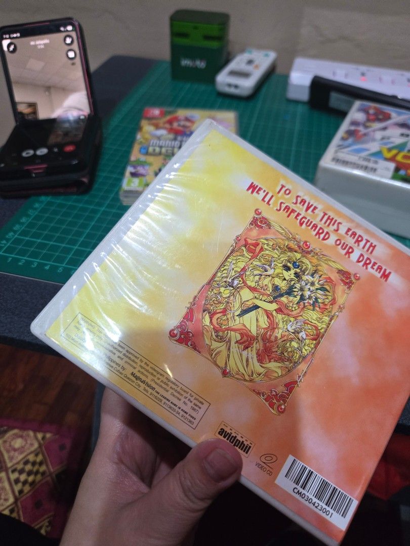 Magic Knight Rayearth Vol. 1-24 DVD Set (Category: CDs & DVDs) located in Quezon City. Submitted by mello_letgoes (Listing ID 1462147473, Image 3). Description: - Magic Knight Rayearth DVD Set - Includes Volumes 1 and 2 - Features original anime artwork - Distributed in the Philippines - Ideal for fans of classic anime Magic Knight Rayearth VCD Video Collection Vol. 1–24 – Vintage Magnavision ₱2,000 – Negotiable Vintage Magic Knight Rayearth VCD 