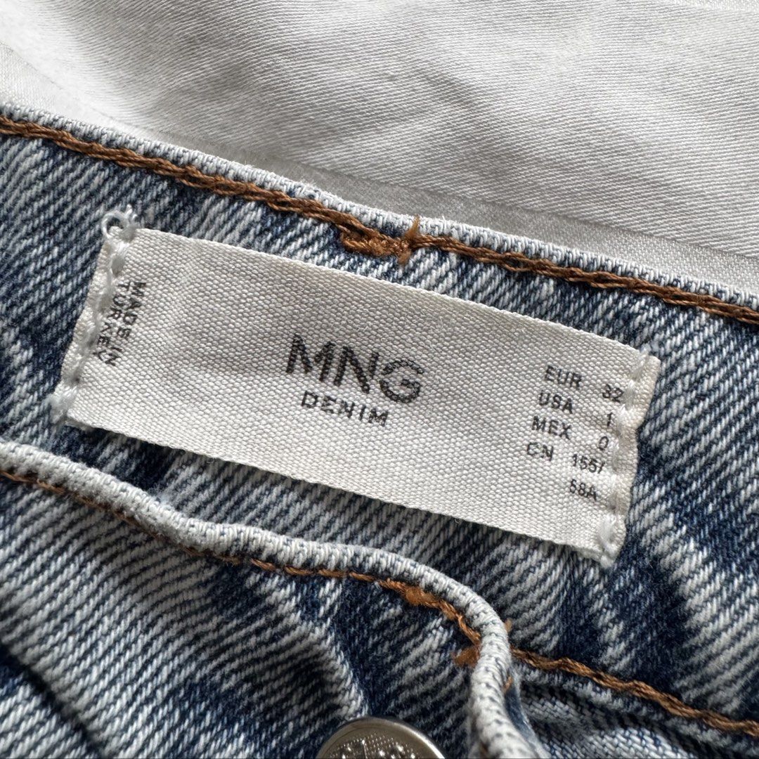 Mango denim pants (Category: Jeans) located in Muntinlupa City. Submitted by champange101 (Listing ID 1462096087, Image 2). Description: Pre loved! No issues Size in the photos No when worn photos Check out my other listings ✨ Discounts offered to 3 or more listings .