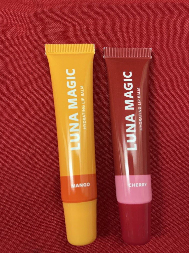 MANGO LUNA MAGIC CHERRY (Category: Makeup) located in Manila. Submitted by luxeclassyshop (Listing ID 1462096804, Image 3). Description: Set MANGO LUNA MAGIC CHERRY Hydrating lip balm 15ml cherry 15ml mango.
