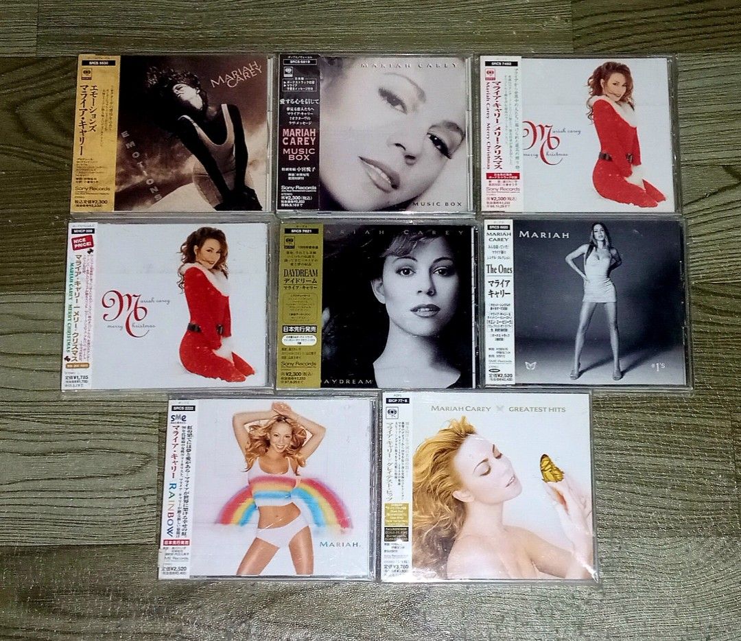 MARIAH CAREY CD JAPAN (Category: CDs & DVDs) located in Talavera. Submitted by thalifan46 (Listing ID 1458220090, Image 1). Description: MARIAH CAREY CD JAPAN • EMOTION - P600 • MUSIC BOX - P550 • MERRY CHRISTMAS - P550/950 • DAYDREAM - P650 • #1'S - P550 • RAINBOW - P600 • GREATEST HITS 2CD (FAT CASE) - P950 WHAT YOU SEE IS WHAT YOU GET 100% ORIGINAL AUTHENTIC.. MOP : GCASH OR PALAWAN.. COURIER :LBC, JRS, J&T.. STRICTLY NO COD‼️.