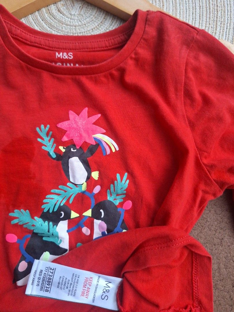 Marks & Spencer Christmas Red Sweater 2-3Y (Category: Babies & Kids Fashion) located in Quezon City. Submitted by theentreprenurse (Listing ID 1462257332, Image 2). Description: 𝘼𝙐𝙏𝙊 𝙋𝘼𝙎𝙎 𝙏𝙊 𝙇𝙊𝙒 𝘽𝘼𝙇𝙇𝙀𝙍𝙎 📣 ʙʀᴀɴᴅ: m&s ꜱɪᴢᴇ: 2-3T ᴍᴏᴘ: ɢᴄᴀꜱʜ ꜱʜɪᴘᴘɪɴɢ 🛒 (NO RUSH. I'm a working momma :) ) ▪︎ꜰʟᴀꜱʜ ᴇxᴘʀᴇꜱꜱ | J&T ▪︎ʟᴀʟᴀᴍᴏᴠᴇ|ɢʀᴀʙ ~ 𝚃𝚑𝚎𝚜𝚎 𝚌𝚕𝚘𝚝𝚑𝚎𝚜 𝚊𝚛𝚎 𝚊𝚕𝚛𝚎𝚊𝚍𝚢 𝚠𝚊𝚜𝚑𝚎𝚍. 𝙺𝚒𝚗𝚍𝚕𝚢 𝚖𝚊𝚗𝚊𝚐𝚎 𝚢𝚘𝚞𝚛 𝚎𝚡𝚙�