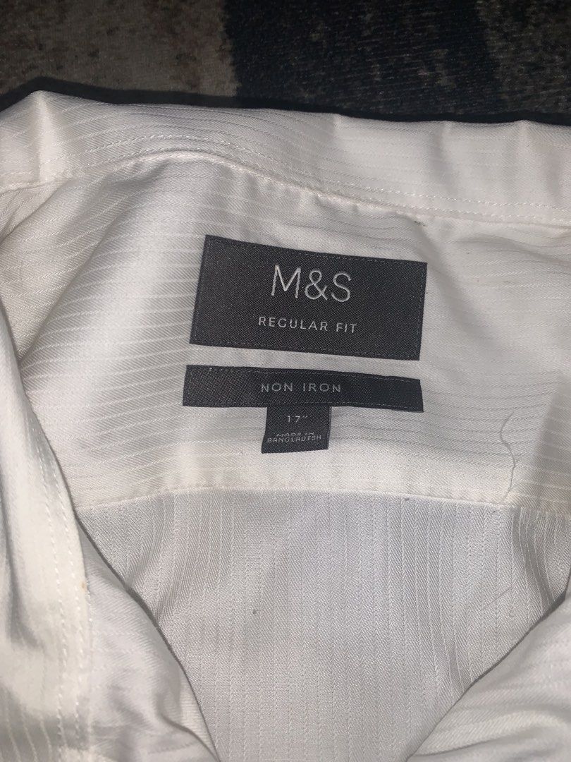 marks & spencer longsleeve polo bought (Category: Formal Shirts) located in Manila. Submitted by slayandchic (Listing ID 1462200266, Image 2). Description: used twice needs wash (na-stock sa balikbayan box) original.