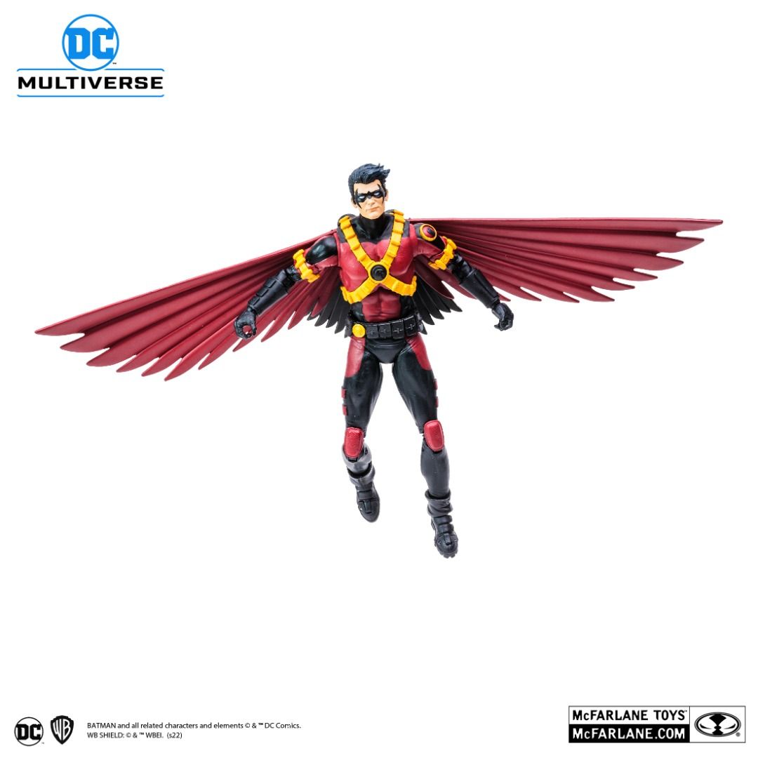 McFarlane DC Multiverse - Red Robin Tim Drake (New 52) (Category: Figurines & Statues) located in Pasay City. Submitted by zoomgio (Listing ID 1462041337, Image 3). Description: Condition: BIB and good as new. **100% genuine/original/authentic product. No lowballers please. Features: - Incredibly detailed 7” scale figure based on the DC MULTIVERSE - Designed with Ultra Articulation with up to 22 moving parts for full range of posing and play MOP: