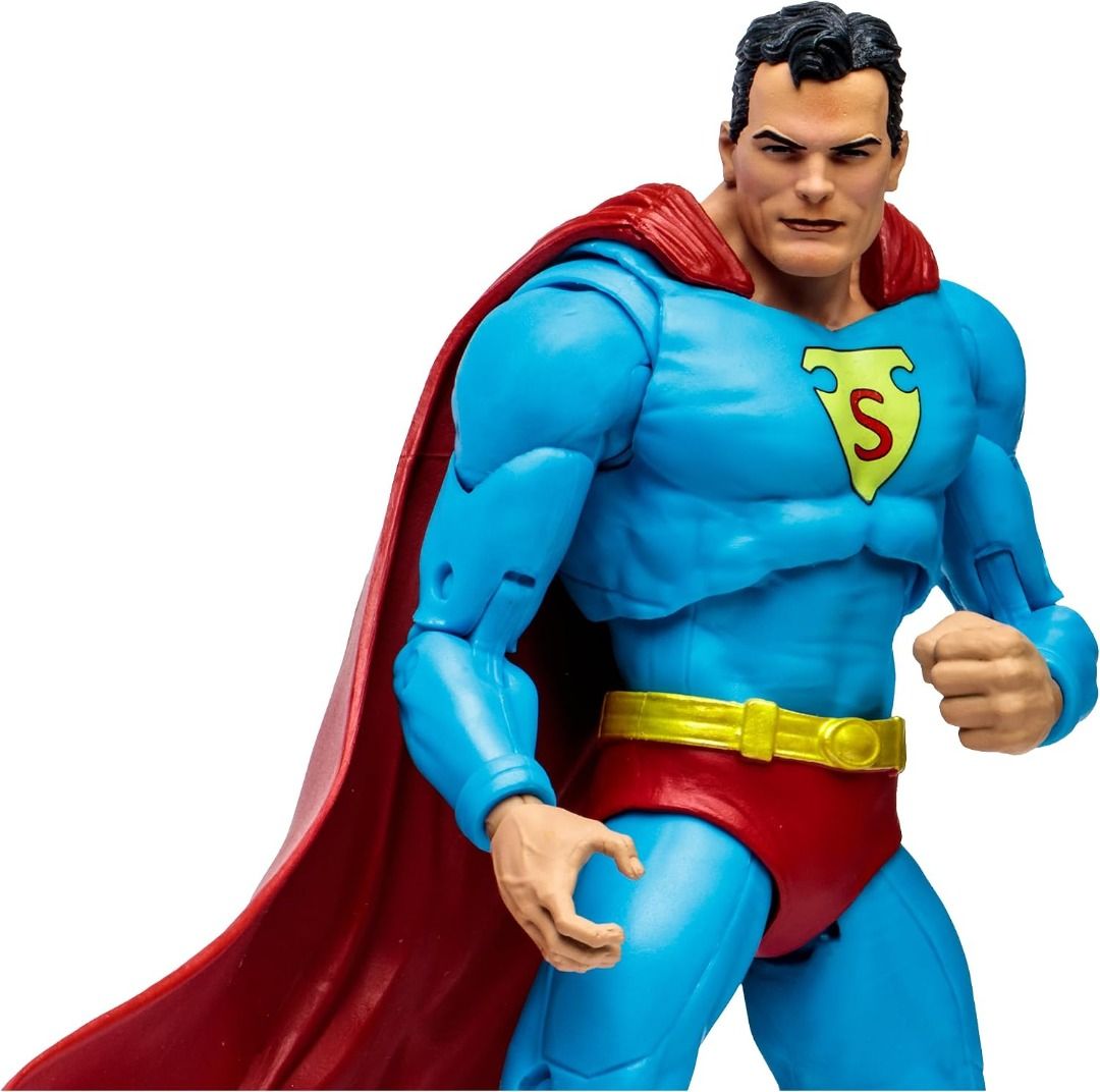 McFarlane DC Multiverse - Superman (Action Comics #1) First Appearance - Collector Edition (Category: Figurines & Statues) located in Pasay City. Submitted by zoomgio (Listing ID 1462046923, Image 3). Description: - Condition: BIB and good as new. No chain accessory, **100% genuine/original/authentic product. No lowballers please. Features: - Incredibly detailed 7” scale figure based on the DC MULTIVERSE - Designed with Ultra Articulation with up