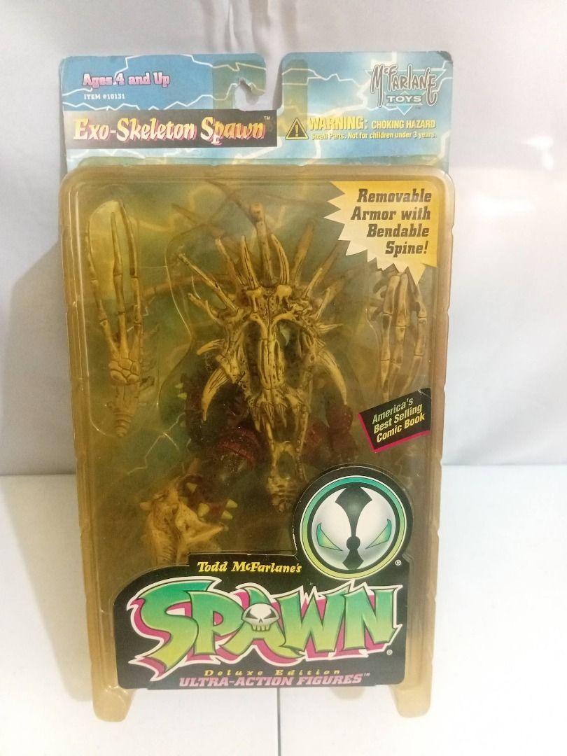 Mcfarlane Spawn Exo-Skeleton Spawn Gray Variant 1996 Series 4 Action Figure (Category: Figurines & Statues) located in Quezon City. Submitted by ToyzzKoleksyon (Listing ID 1462165582, Image 1). Description: Authentic/Branded. -Price: 500 -Condition: AS IS. Unopened Box. OLD STOCK. -Issue: DAMAGE BOX -What you see is what you get. -Please check photos for issues. -Location: Quezon City b154ae.