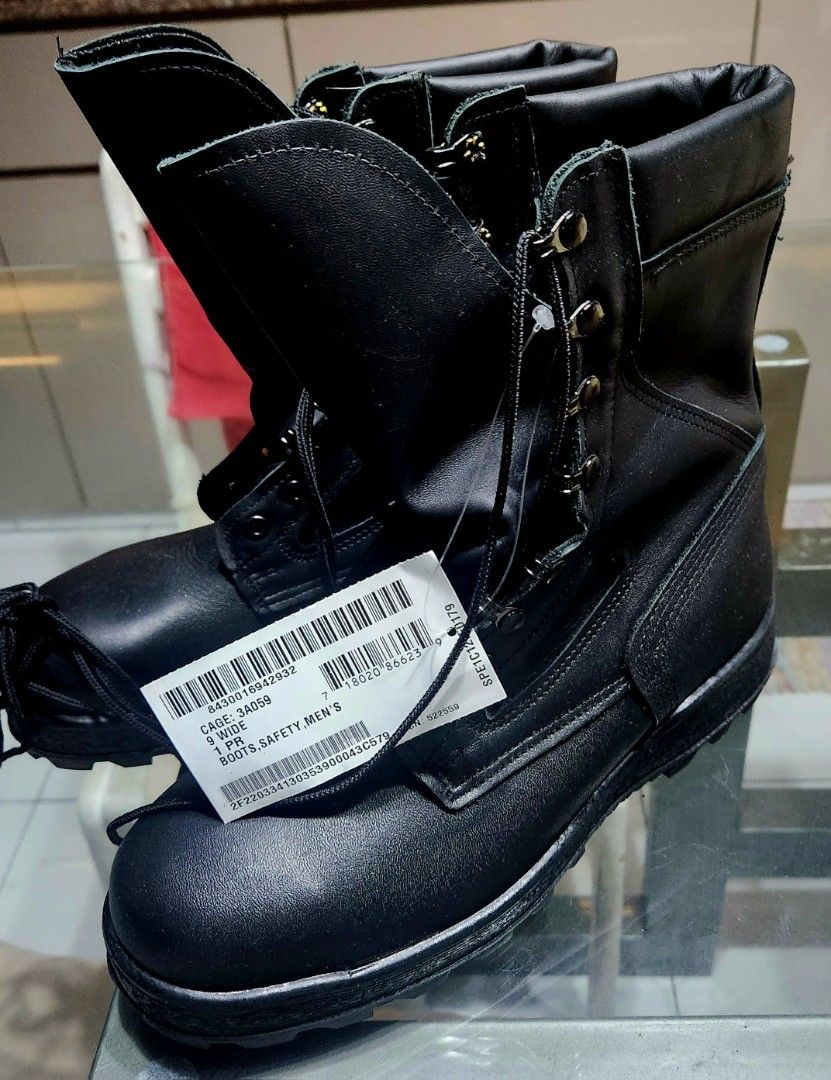 McRae 9052 US steel toe combat boots (Category: Boots) located in Makati City. Submitted by briannebres (Listing ID 1462162190, Image 3). Description: .