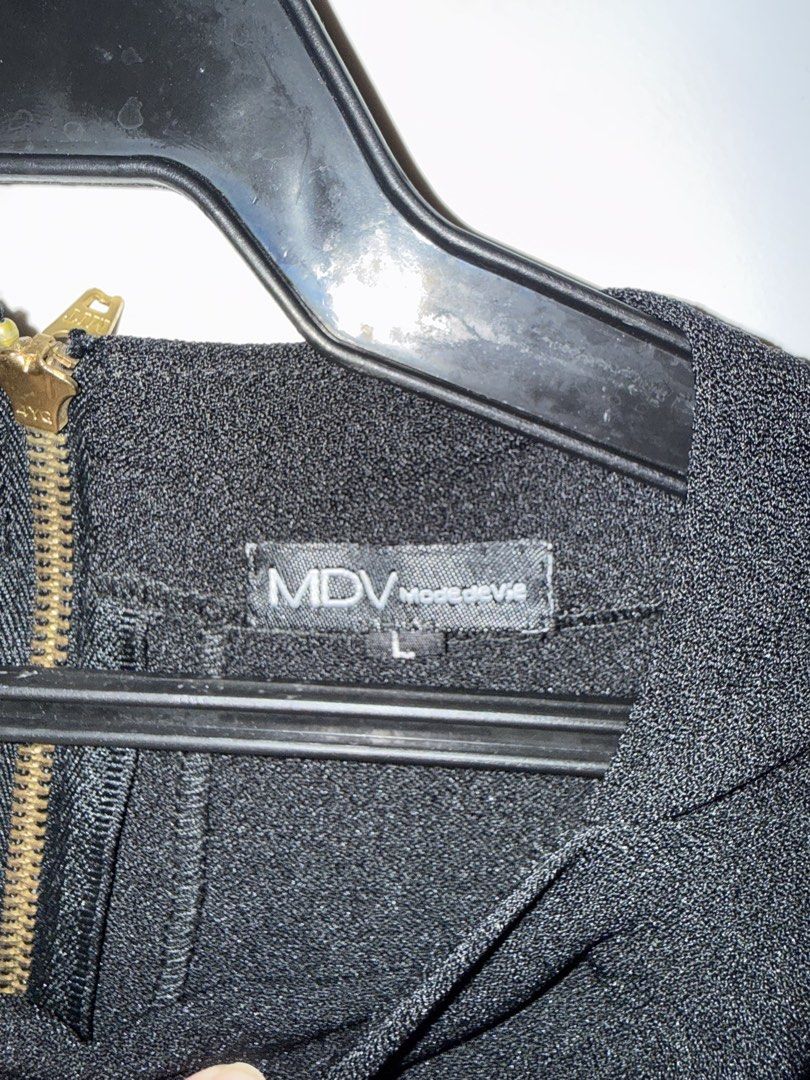 MDV black dress L (Category: Dresses) located in Makati City. Submitted by nmvs1 (Listing ID 1462059422, Image 3). Description: Shop MDV black dress Large Super nice worn once excellent condition Instagram shop clothing store brand.