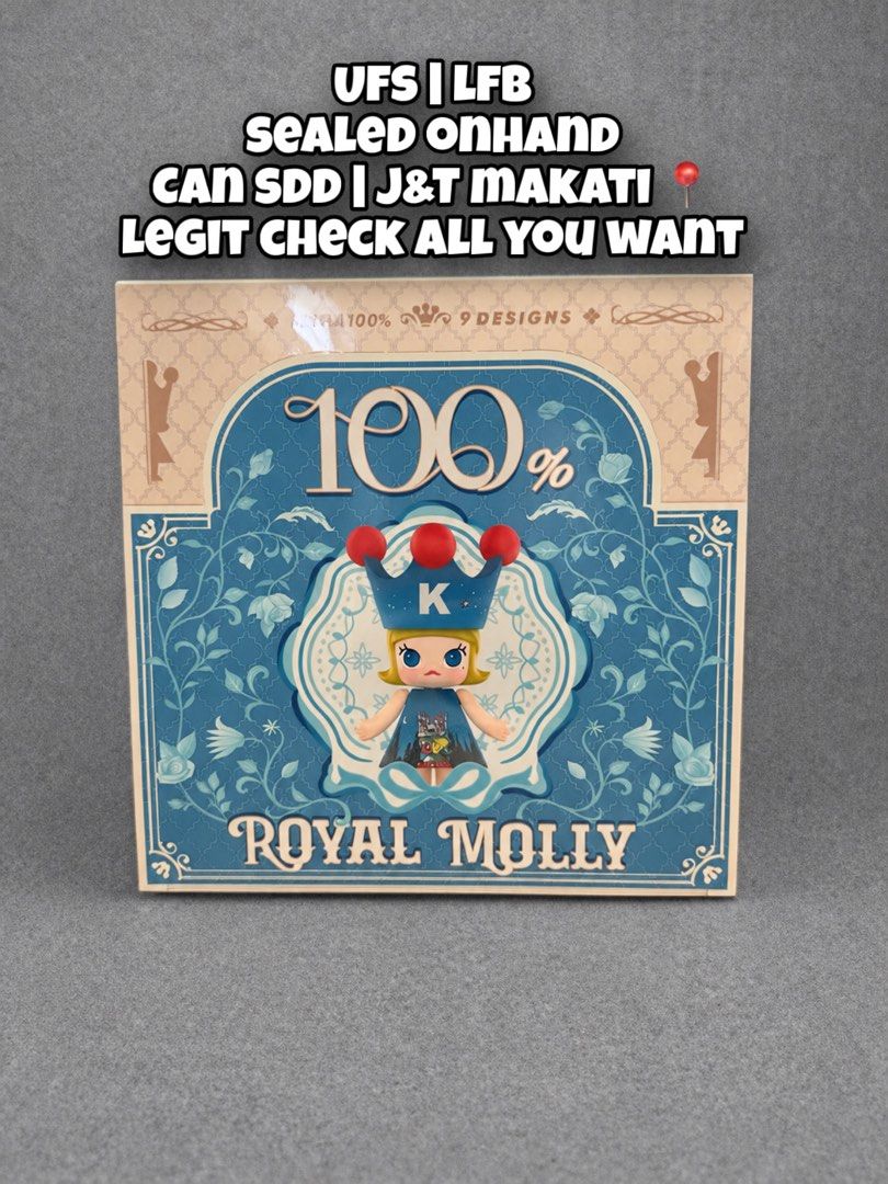 MEGA ROYAL MOLLY 100% SEALED SET (Category: Designer & Blind Box Toys) located in Makati City. Submitted by iamreal0420 (Listing ID 1462182485, Image 1). Description: WTS | LFB ‼️ ⟡ MEGA ROYAL MOLLY 100% SEALED SET ⟡ ONHAND NOW 🔥 Price: 6,800 • Sealed • Legit Check all you want 🫰🏻 🧾 Gcash or CIMB Bank 📦 SDD or J&T 📍Makati 💌 DM my main account J RE LI.