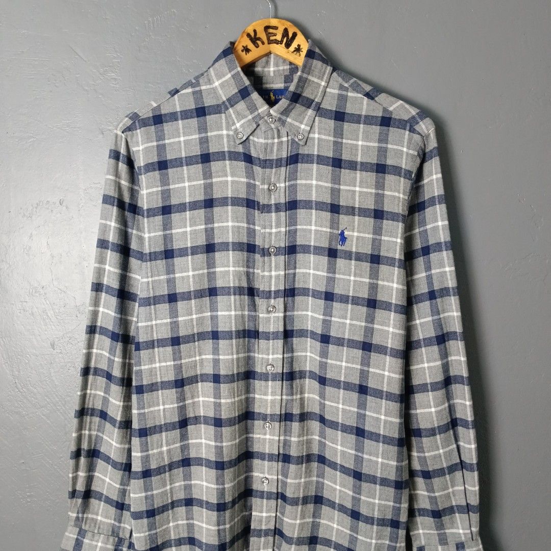 Men's - Ralph Lauren (Category: Tshirts & Polo Shirts ) located in Bacolod City. Submitted by drop.ph (Listing ID 1462163647, Image 1). Description: Ralph Lauren - Plaid Authentic *Classic Fit *Size S fits M - 20.5x30, 31 Back *Good as New *No Flaws *Price: 1,500php *Add SF if outside Bacolod City .