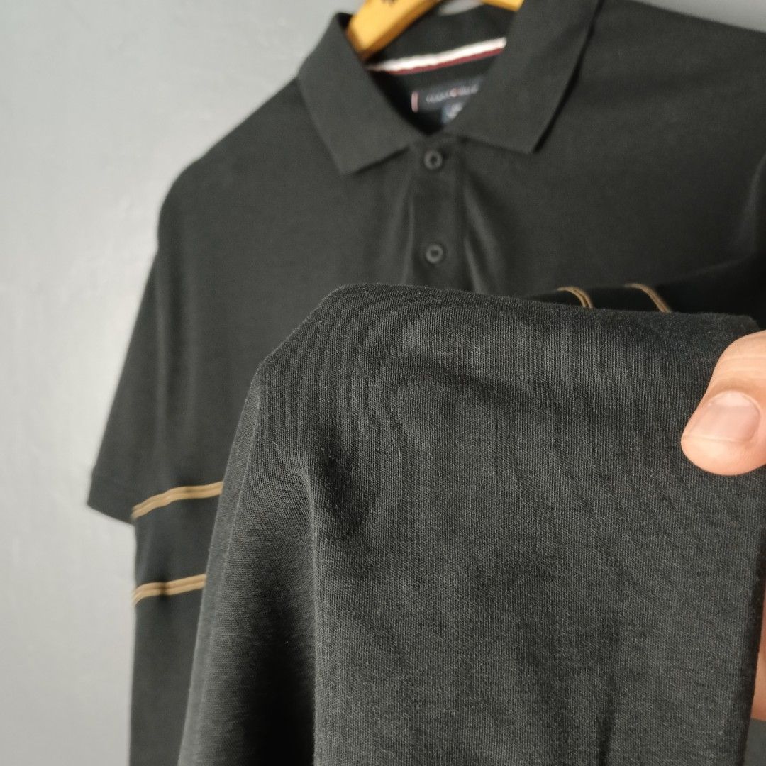 Men's - Tommy Hilfiger (Category: Tshirts & Polo Shirts ) located in Bacolod City. Submitted by drop.ph (Listing ID 1462132897, Image 3). Description: Tommy Hilfiger - Embroidered Authentic *Size S fits M - 20x28, 29 Back *Excellent cloth *Minor oil Stain *Price: 1,000php *Add SF if outside Bacolod City .
