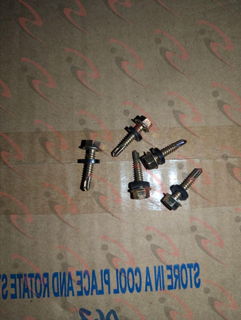 Metal Tek & Wood Tek Screws (Category: Other Home Furniture) located in San Pablo. Submitted by ultrasteelspc (Listing ID 1461817079, Image 3). Description: 🔩 Metal Tek & Wood Tek Screws Suitable for roofing installation, steel framing, fabrication, carpentry and general construction work. Available **per piece or per box**, depending on size. 🔧 METAL TEK SCREWS Used for fastening metal sheets and components to steel or metal framing. #12 × 25m