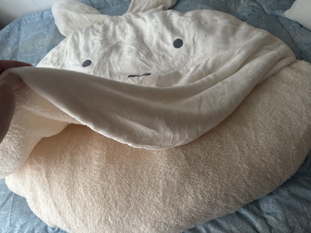 Miffy Fluffy Cushion Pillow (Category: Plushies & Soft Toys) located in Manila. Submitted by prelovedshop0818 (Listing ID 1462100675, Image 3). Description: - Super soft and fluffy Miffy cushion - Ideal for lounging or as cute room decor - Good size for hugging or resting on - Cozy and comfortable material - A must-have for any Miffy fan! .