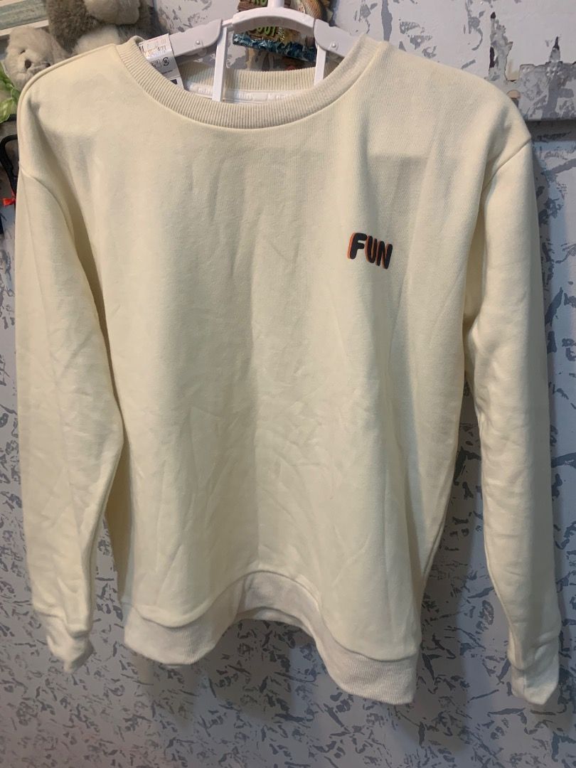 Rare Miffy “Play Fun” sweatshirt (Category: Coats, Jackets and Outerwear) located in Dasmarinas. Submitted by fameandfad (Listing ID 1462213996, Image 2). Description: In like new condition once used Size: M- L authentic Miffy “PLAY FUN WILD and FREE crewneck sweatshirt.
