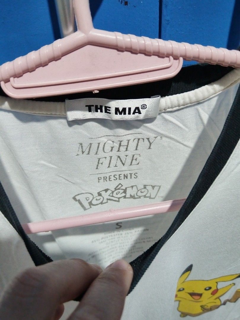 Mighty Fine presents POKEMON Pikachu Ringer Shirt (Category: Shirts) located in San Pedro. Submitted by ajisai26 (Listing ID 1462248809, Image 2). Description: Mighty Fine presents Pokemon Character: Pikachu Size: S Ringer Tee Heavily used but wearable manage expectations.
