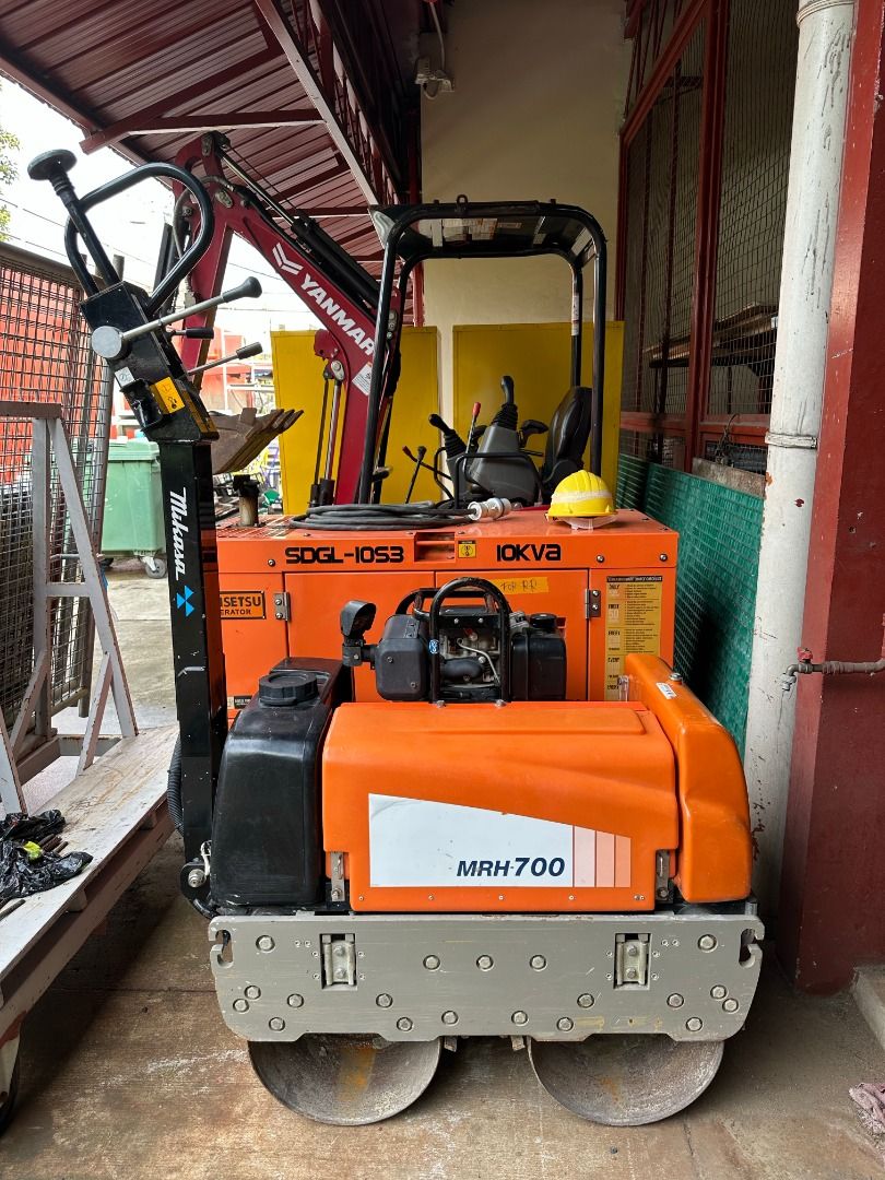 Mikasa MRH-700DSB Vibration Roller (Category: Construction Tools & Equipment) located in Quezon City. Submitted by qc_usedsurplusmaterials.ph (Listing ID 1462053042, Image 3). Description: Well-maintained Mikasa MRH-700DSB double drum vibration roller suitable for road works, landscaping, pavement construction, asphalt compaction, and general site preparation. Suitable for contractors, construction companies, rental fleets, and infrastructure pro