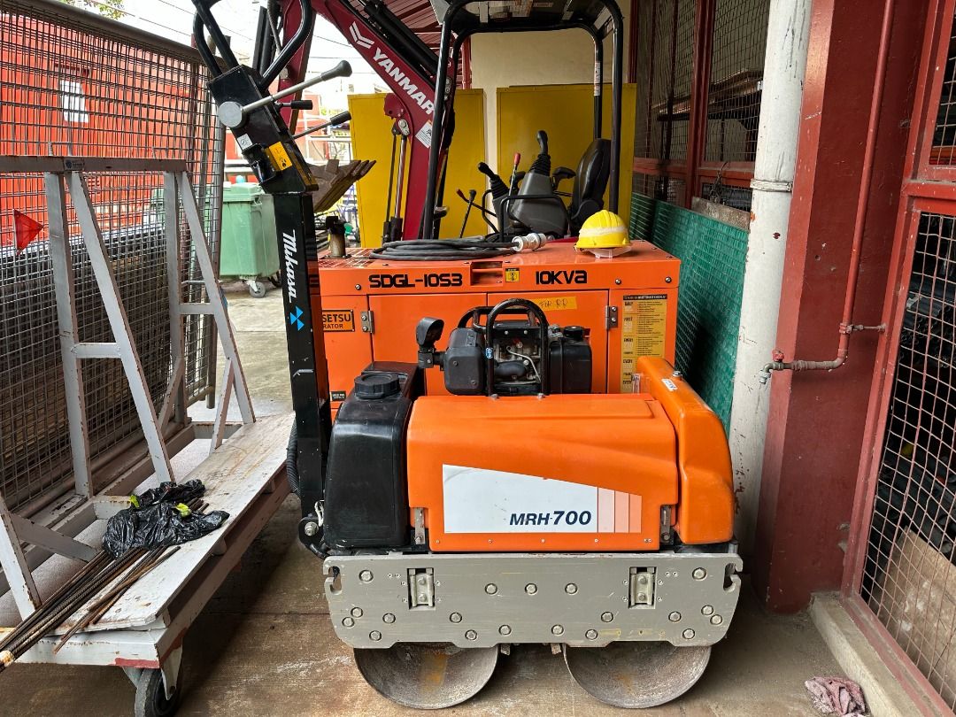 Mikasa MRH-700DSB Vibration Roller (Category: Construction Tools & Equipment) located in Quezon City. Submitted by qc_usedsurplusmaterials.ph (Listing ID 1462053042, Image 2). Description: Well-maintained Mikasa MRH-700DSB double drum vibration roller suitable for road works, landscaping, pavement construction, asphalt compaction, and general site preparation. Suitable for contractors, construction companies, rental fleets, and infrastructure pro
