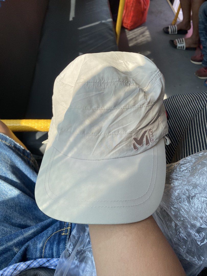 Millet Cap Beige (Category: Caps & Hats) located in Manila. Submitted by thriftfindnicarl (Listing ID 1462047612, Image 1). Description: - Beige cap with Millet logo - Ideal for sunny weather - Adjustable strap for a comfortable fit - Lightweight material - Great for outdoor activities.