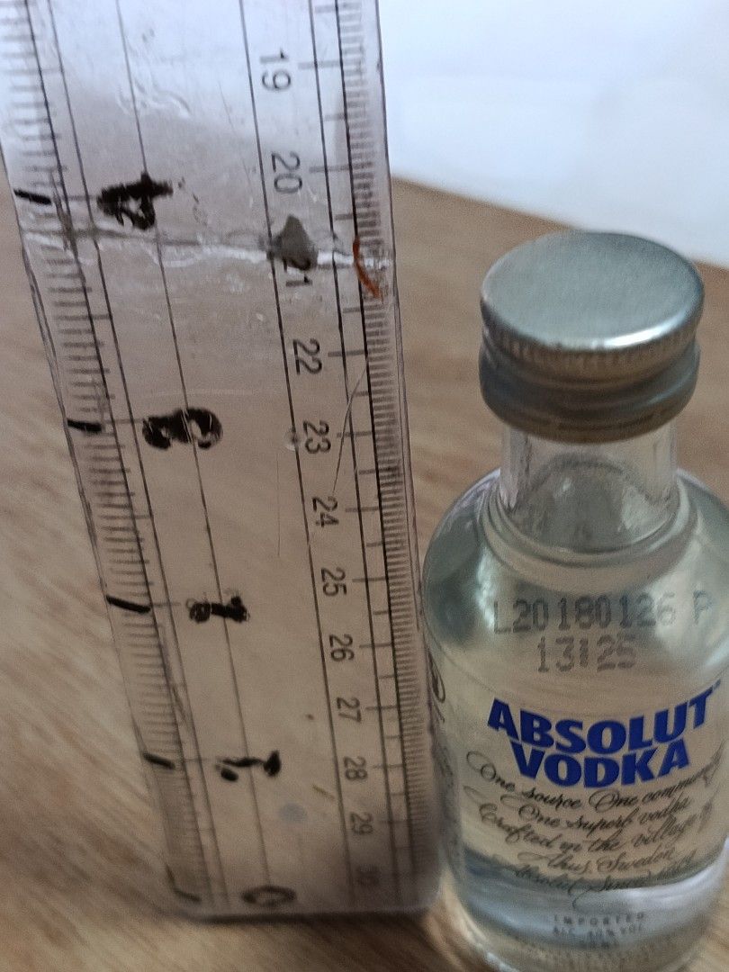 Mini bottle Absolut vodka (Category: Wine Cellar & Storage) located in Quezon City. Submitted by kristal68 (Listing ID 1462039790, Image 2). Description: Absolut vodka does not expire to the point of becoming unsafe to drink, but its quality and taste can change over time. [1] (https://www.absolut.com/en/vodka-guide/vodka-nutrition/does-vodka-go-bad/), [2] (https://thelosttikilounge.com/ingredients/alcohol-expiry/), [3] (https://www.yourtango.com