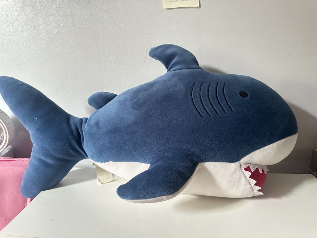 Miniso Shark Plush Toy (Category: Plushies & Soft Toys) located in Santa Maria. Submitted by azu_rei (Listing ID 1462078710, Image 3). Description: AUTHENTIC MINISO Shark Plush .