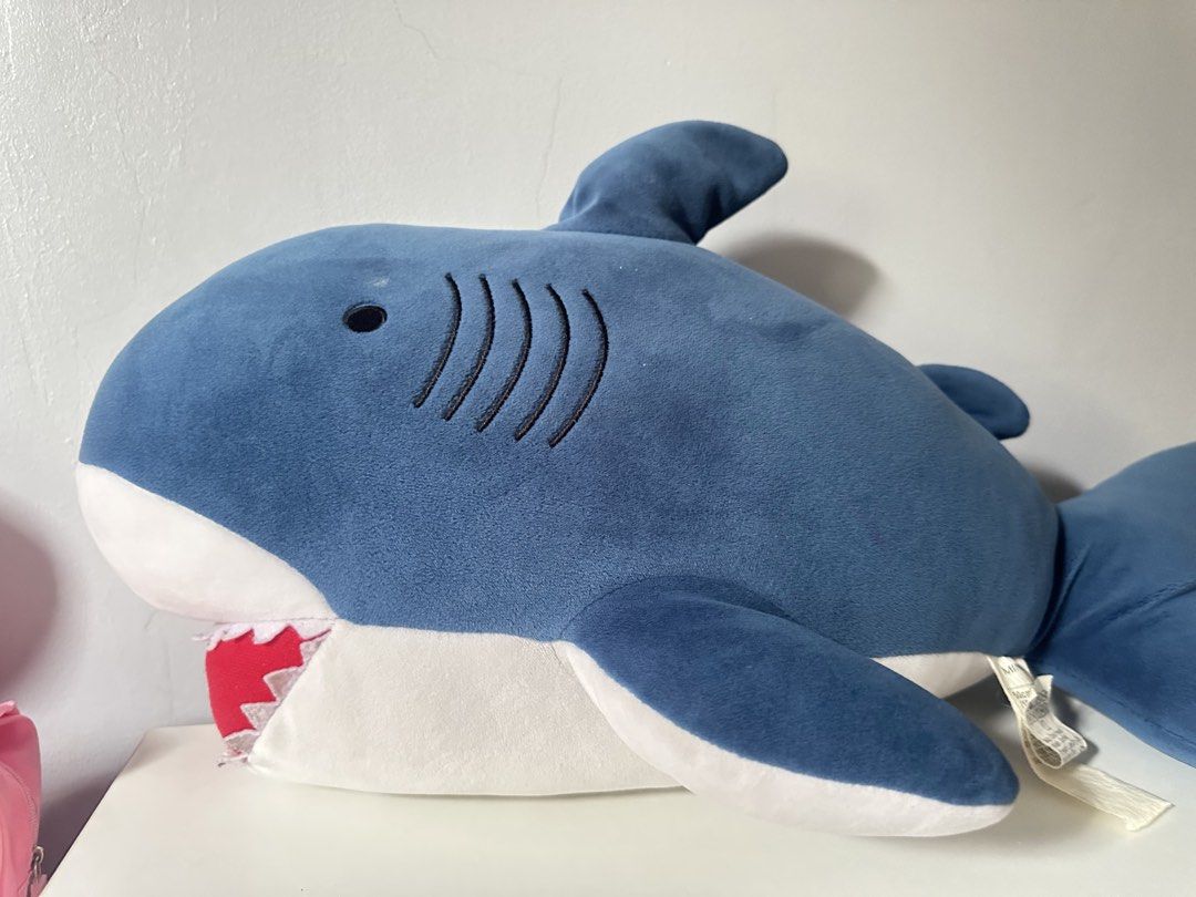 Miniso Shark Plush Toy (Category: Plushies & Soft Toys) located in Santa Maria. Submitted by azu_rei (Listing ID 1462078710, Image 2). Description: AUTHENTIC MINISO Shark Plush .