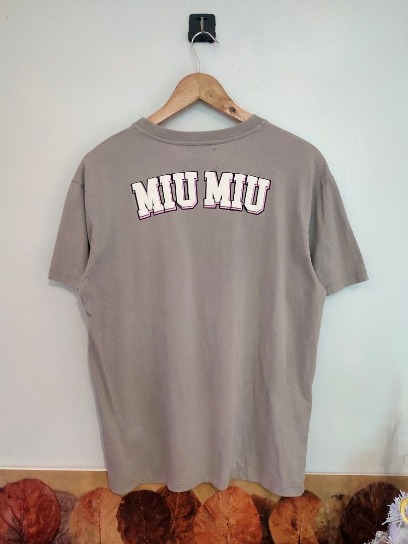 Miu Miu x Disney Bambi Tee (Category: Luxury Apparel) located in Ibajay. Submitted by trendholicrepublique (Listing ID 1462065612, Image 2). Description: Miu Miu x Disney Bambi Tee 399 Php Color Rate 9.8/10 Small On Tag (Fit to Medium) Dimes 20.5 x 26 Very Good to Excellent Condition (need wash) Issue: 1 tiny pinhole.