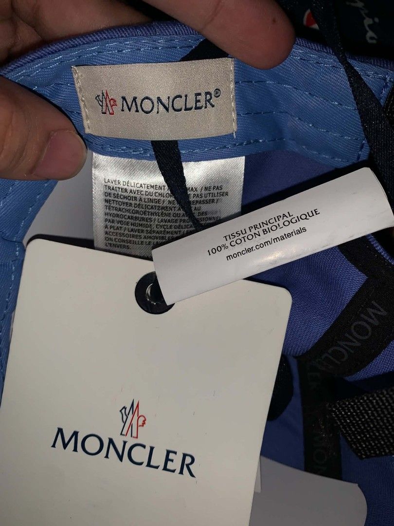 Moncler Adjustable Cap (Category: Caps & Hats) located in Manila. Submitted by whyvessaintlauren.mnl (Listing ID 1462121053, Image 3). Description: DMS FOR INQUIRIES 📥📥📥 COURIER: LALAMOVE/JNT LOC: MAKATI CITY MOP:GCASH PAYMENT.