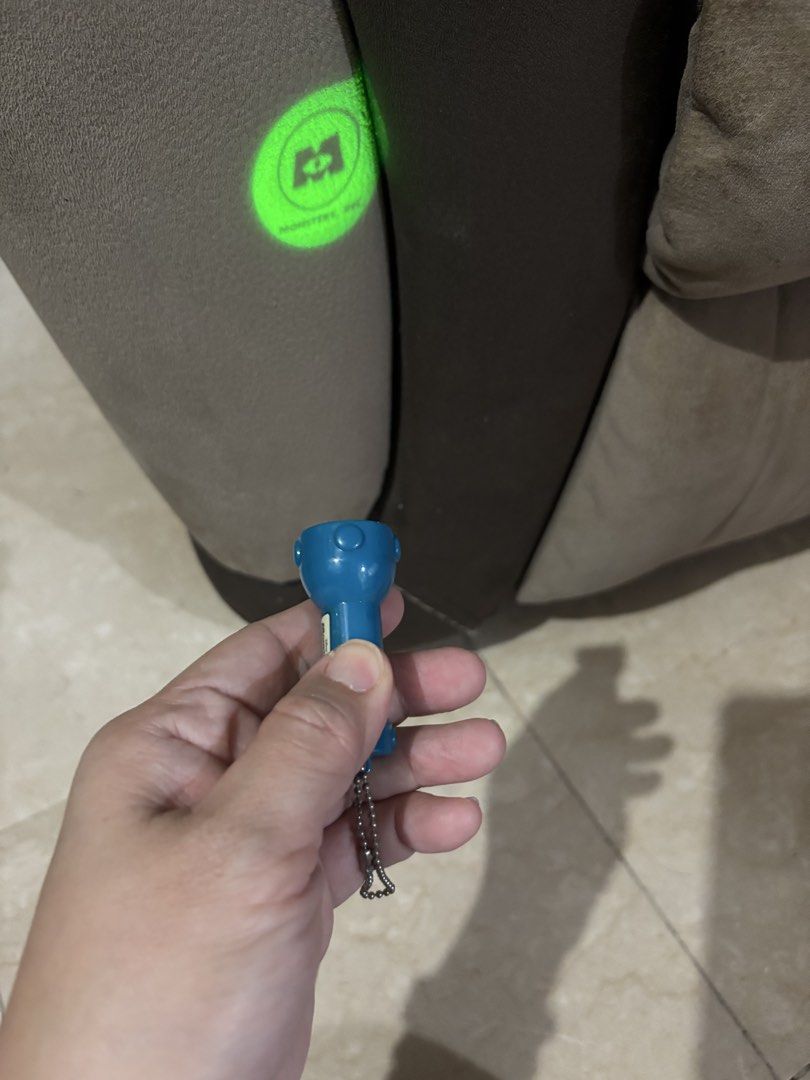 Monster inc flashlight keychain (Category: Character Goods) located in Manila. Submitted by vintageaccessories (Listing ID 1462048511, Image 1). Description: .