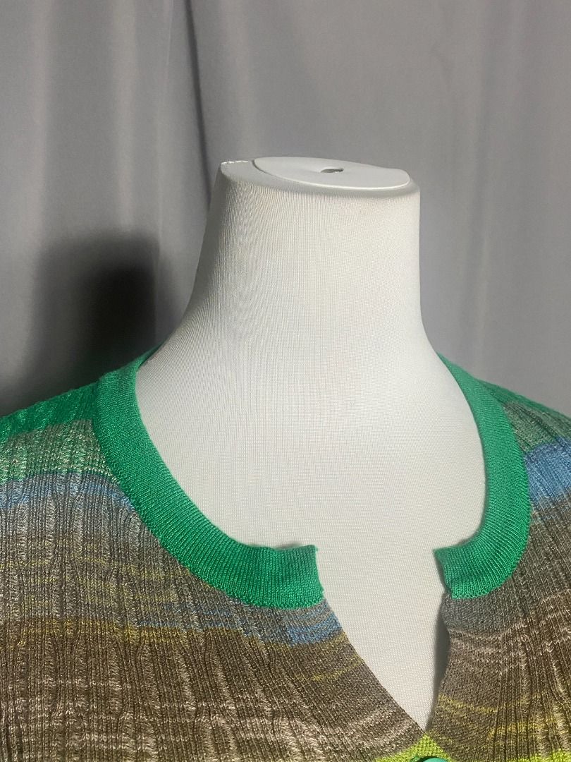 Multicolor Button down Cardigan (Category: Longsleeves) located in Las Pinas. Submitted by ipickyou (Listing ID 1462184348, Image 3). Description: Unwashed Condition: 10/10 𝗠𝗲𝗮𝘀𝘂𝗿𝗲𝗺𝗲𝗻𝘁𝘀 𝘄𝗵𝗲𝗻 𝗹𝗮𝗶𝗱 𝗳𝗹𝗮𝘁: -Shoulder to shoulder: 15” -Armpit to armpit: 19 1/2” -Length: 22 1/2” .