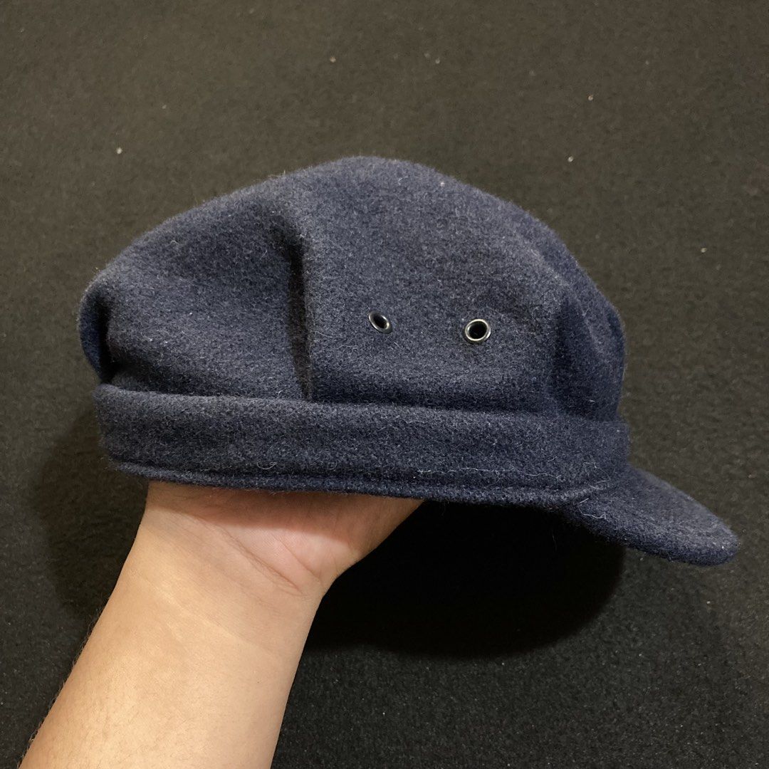 Newyork Hatco Engineer Wool Cap (Category: Caps & Hats) located in Malaybalay. Submitted by spl3ndd_artifacts (Listing ID 1462182793, Image 2). Description: Size L-XL.