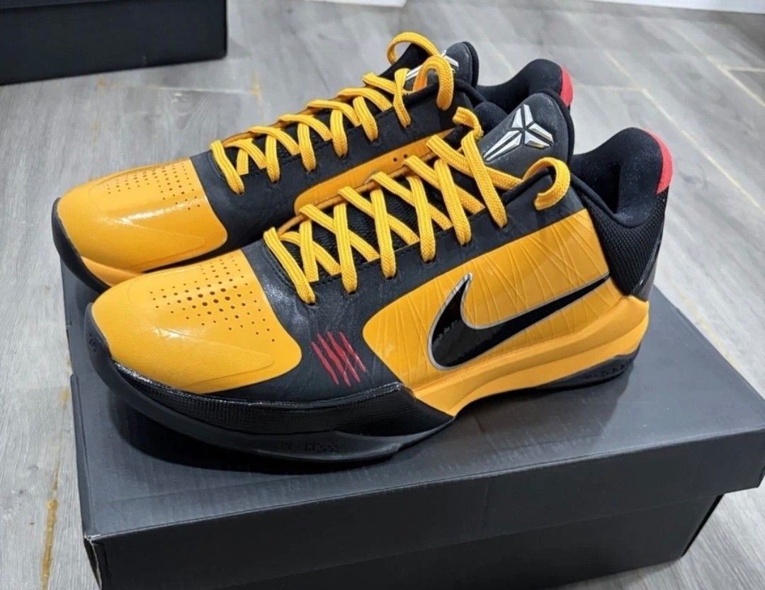 Nike Zoom Kobe 5 Protro Bruce Lee (Category: Sneakers) located in Quezon City. Submitted by jahthrift_507 (Listing ID 1461579530, Image 1). Description: ginamit lang pang gym no box pangasinan loc JNT COURIER may bawas pa sa sure buyer.