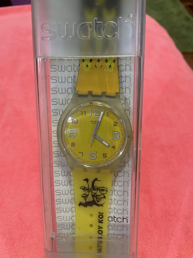 Ninoy Cory Aquino memorabilia (Category: Vintage Collectibles) located in Manila. Submitted by mpbmarnel1972 (Listing ID 1462112219, Image 3). Description: SWATCH WATCH NINOY AQUINO ₱6,000 Book ₱500 CD ₱2,000 Take All ₱8,000 0919 099 4175 0925 788 1972 .