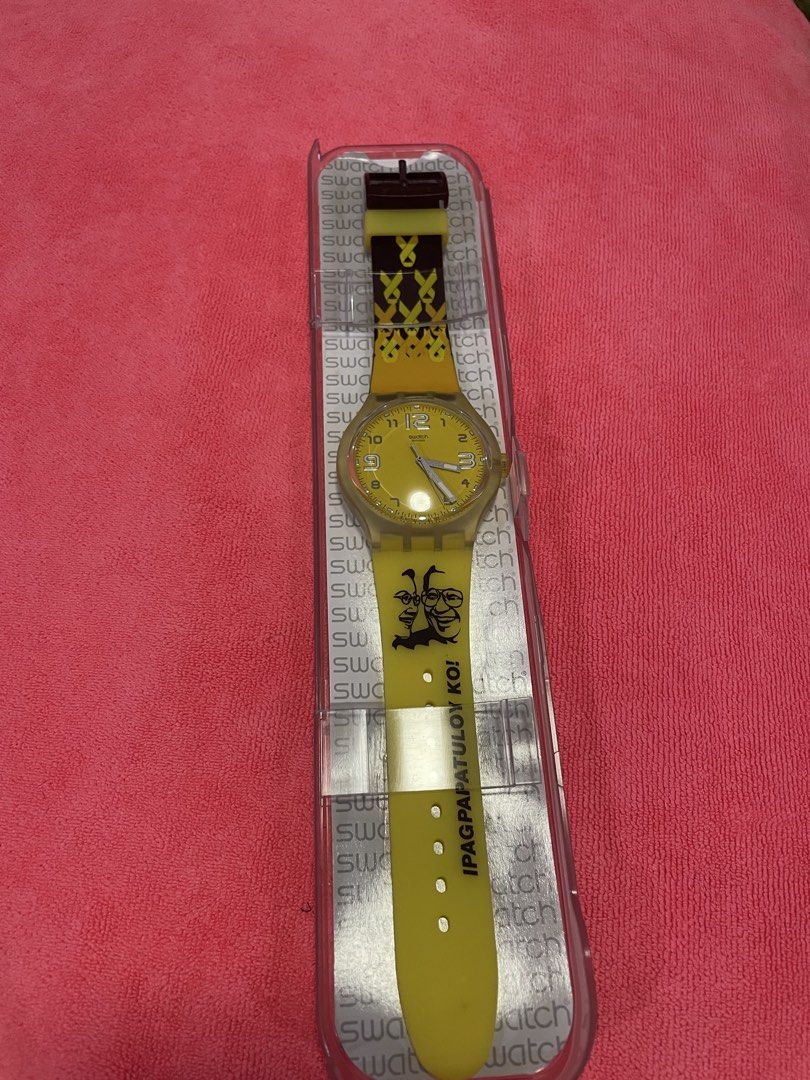 Ninoy Cory Aquino memorabilia (Category: Vintage Collectibles) located in Manila. Submitted by mpbmarnel1972 (Listing ID 1462112219, Image 2). Description: SWATCH WATCH NINOY AQUINO ₱6,000 Book ₱500 CD ₱2,000 Take All ₱8,000 0919 099 4175 0925 788 1972 .