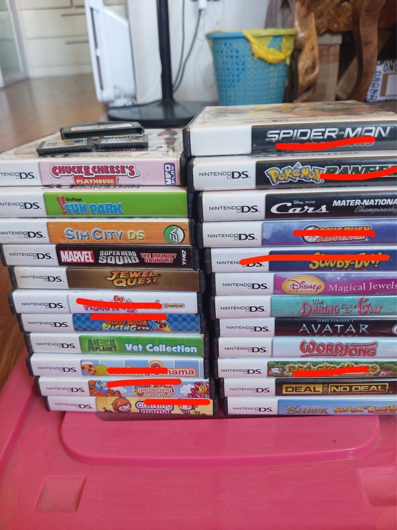 Nintendo DS games (Category: Nintendo) located in Iloilo. Submitted by prydain4156 (Listing ID 1458634961, Image 1). Description: Selling my collection of Nintendo DS games for 300ea (with discount if 4 or more are taken!) 200ea for cartridges without box 150 for Fire Emblem (gameboy) Iloilo area, shipping only! List of items taken: Spiderman: Web of Shadows Gardening Mama Crafting Mama Cooking Mama Hello Kitty Eco-Creatures Diddy Kong Racing Pok