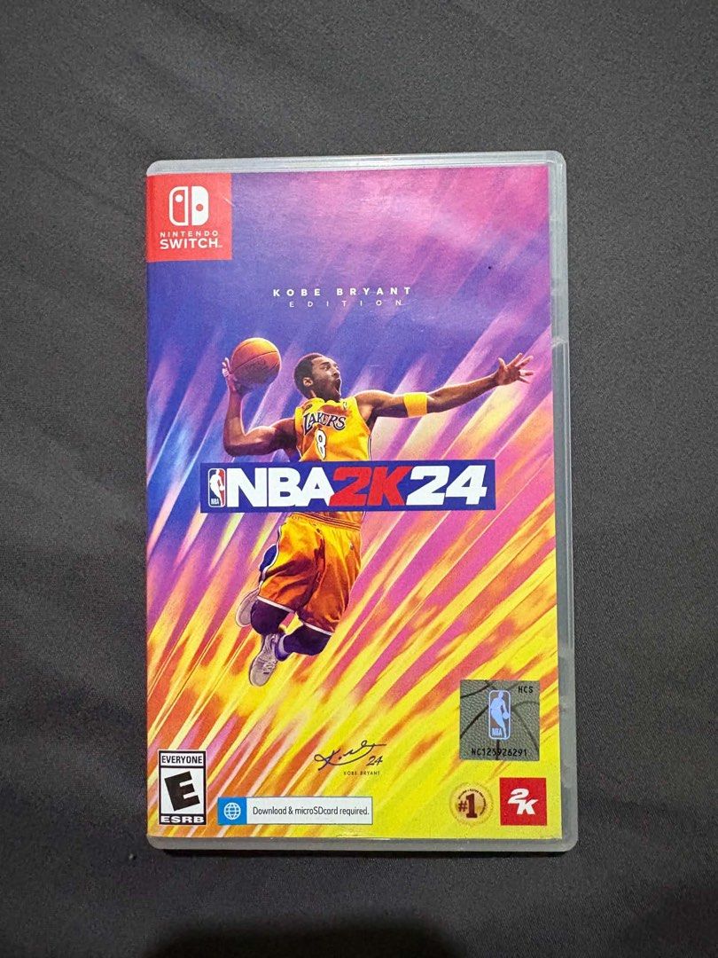 Nintendo Switch NBA 2K24 Kobe Bryant Edition Game (Category: Nintendo) located in Manila. Submitted by mnlclaudia (Listing ID 1462165519, Image 1). Description: - NBA 2K24 Kobe Bryant Edition for Nintendo Switch - Game cartridge included - Requires download and microSD card - USA Region.