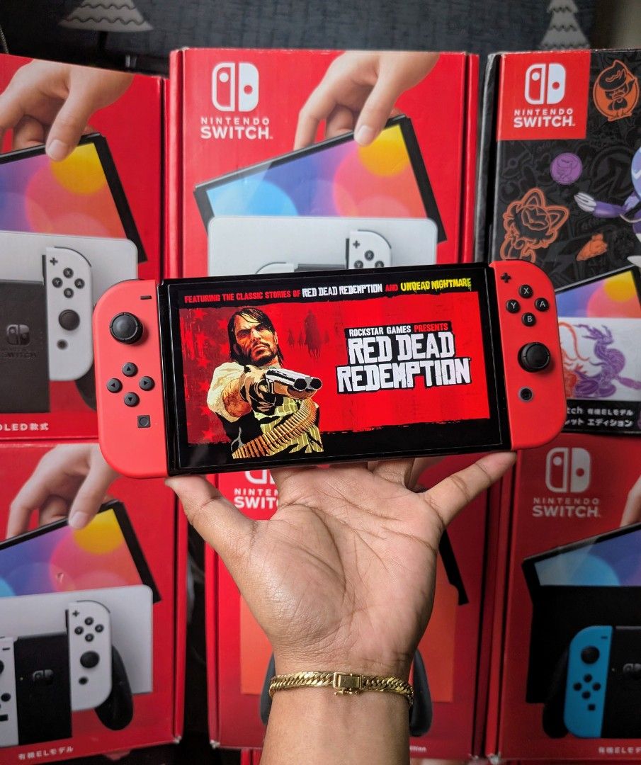Nintendo Switch OLED Limited Edition with Games (Category: Nintendo) located in Manila. Submitted by nswitchgear (Listing ID 1462082179, Image 3). Description: 🎮 𝐅𝐎𝐑 𝐒𝐀𝐋𝐄: 𝐍𝐢𝐧𝐭𝐞𝐧𝐝𝐨 𝐒𝐰𝐢𝐭𝐜𝐡 𝐎𝐋𝐄𝐃 𝐌𝐨𝐝𝐞𝐥 with Free Games 🛒💰₱12,999 🎮Comes with 8 Accounts with Multiple Shared Game list can be installed no need to buy expensive games for mean time :) 📦 Complete Set: • Nintendo Switch OLED console • Dock • Joy-Con (L & R)