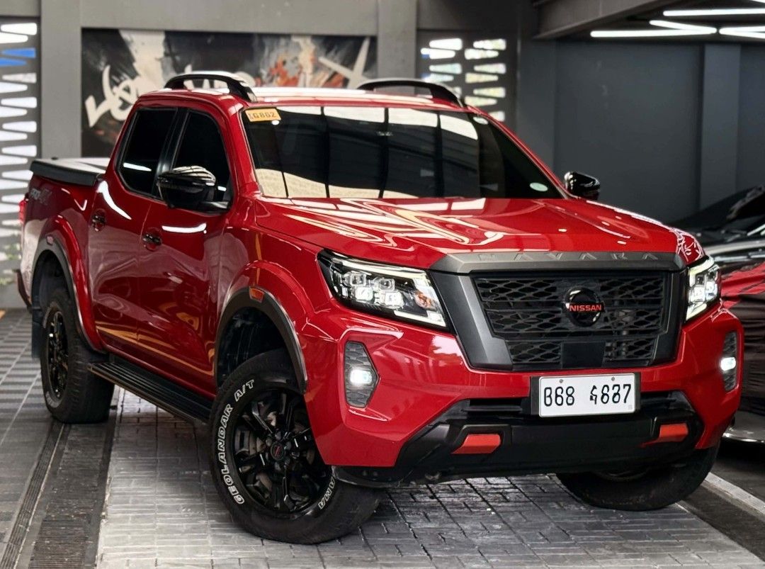 Nissan Navara pro 4x Auto (Category: Used Cars) located in Caloocan City. Submitted by jedcars (Listing ID 1462129546, Image 2). Description: 🔥 nissan Navara Pro 4x top of the line We accept trade in & financing✅ 2024 MODEL Nissan Navara Pro 4X variant Automatic transmission 4x4 diesel engine 20k orig mileage Top of the line Automatic Seats All sensors are properly working Complete papers Orig & Cr ready to transfer Ending plate ( 7 ) Newly full