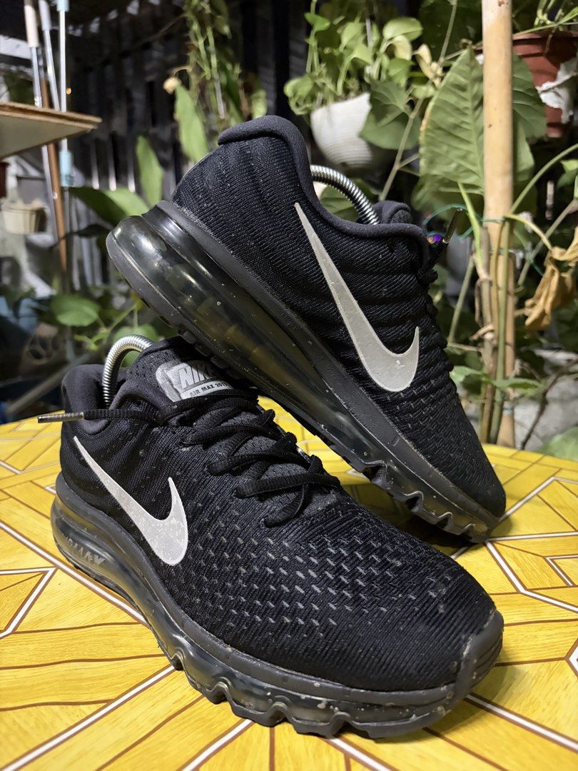N!KE AIRMAX 2017 BLACK (Category: Sneakers & Footwear) located in Dasmarinas. Submitted by andrae03 (Listing ID 1462140404, Image 3). Description: SIZE: US Men's 9.5 / UK 8.5 / EU 43 📍Dasmariñas .