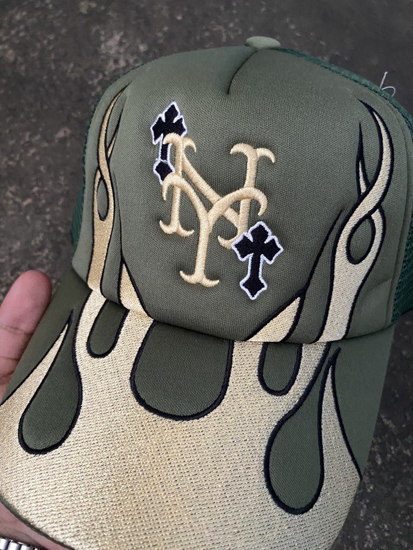 NY Flame Trucker Cap (Category: Caps & Hats) located in Quezon City. Submitted by jhoncarlo028_ (Listing ID 1462067493, Image 2). Description: NY Flame Embroidered Trucker Cap 📍Quezon City We ship thru jnt nationwide or lalamove around metro manila DM TO PURCHASE📩.