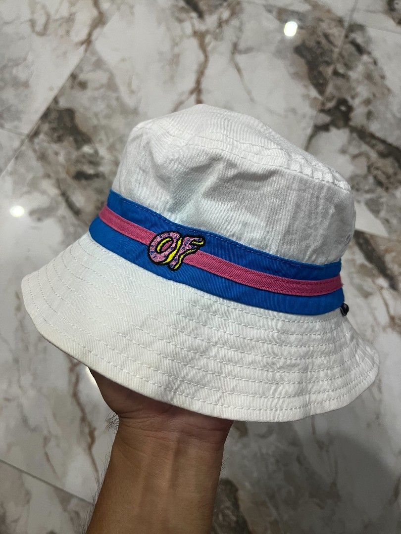 Odd Future OFWGKTA White Bucket Hat (Category: Caps & Hats) located in Guagua. Submitted by copthacap_ (Listing ID 1462139299, Image 1). Description: condition: brand new size: L-XL issue: none color may vary due to lighting mop: gcash shipping: J&T loc: guagua, pampanga (open for meet ups).