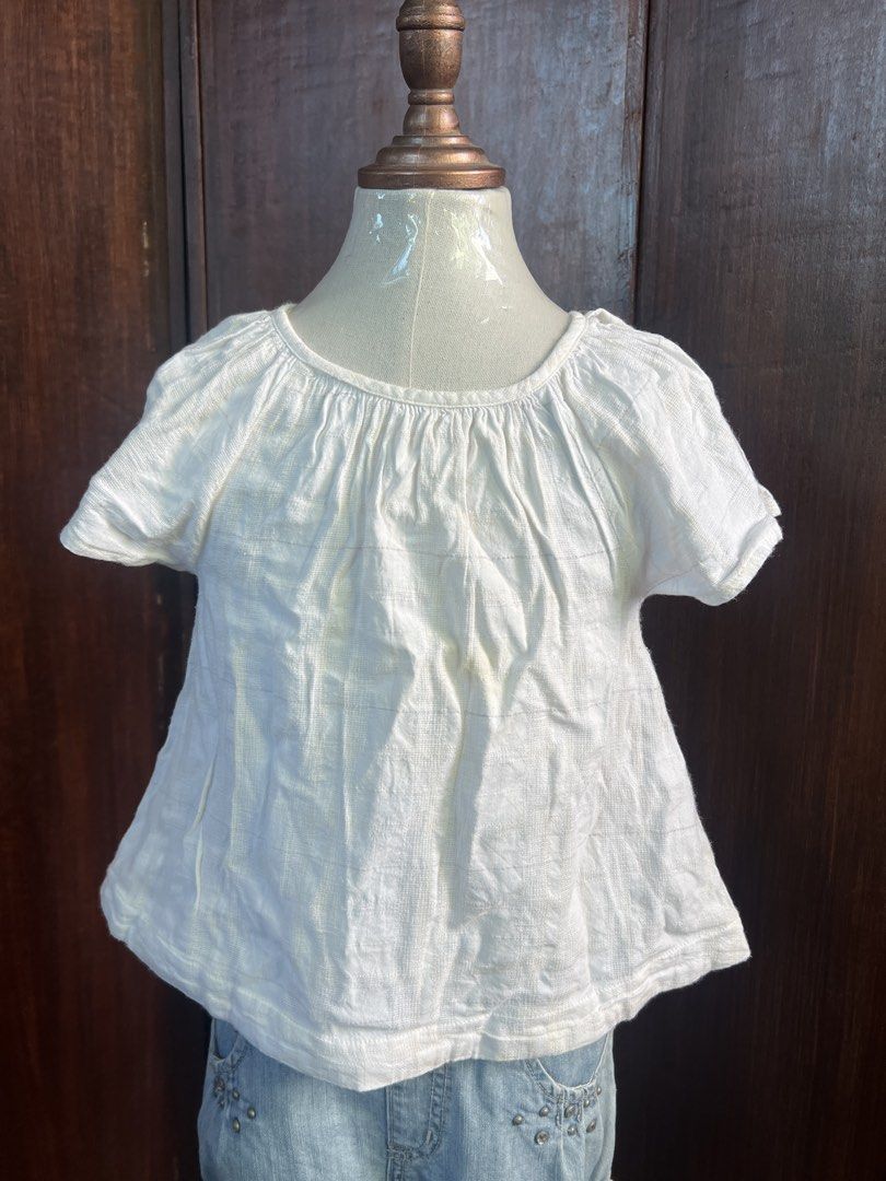 Old Navy Cut Sleeves 4T (Category: Babies & Kids Fashion) located in Amadeo. Submitted by mavmadel (Listing ID 1462133669, Image 1). Description: -4T tag -excellent to like new with small washbale stain due to storage ***All items is in excellent to like new condition unless otherwise stated if there’s flaws/issue. **price is already fixed ! Worth for its price based on its condition Loc: cavite.