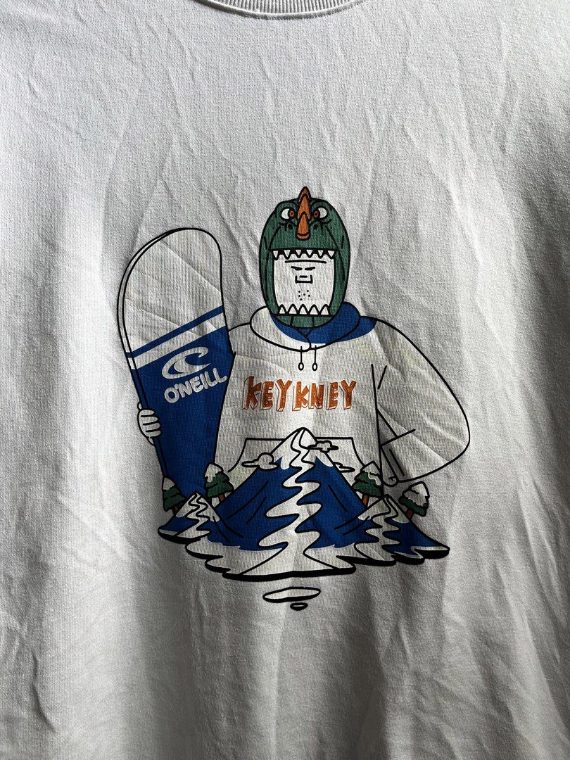 ONEILL x KEYNEY SWEATER (Category: Hoodies) located in Cagayan de Oro. Submitted by rewornthriftph (Listing ID 1462048085, Image 2). Description: width: 21 length: 27 medium | FITS also on small Color rate: 9.5/10 Issue: In EXCELLENT Condition See details and reference on slides Payment Methods: GCASH/JNT PLS MANAGE YOUR EXPECTATIONS. THRIFT ITEMS, NO CANCELLATION ₱500.