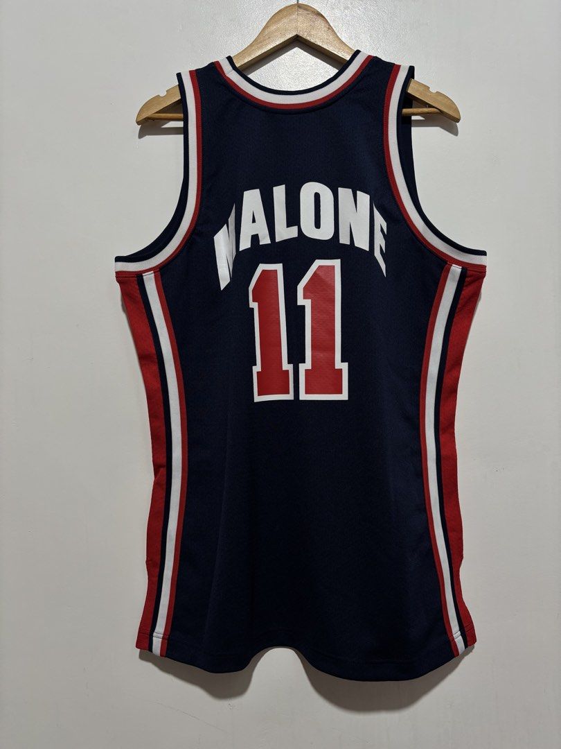 Original Mitchell & Ness Authentic Jersey 💯 (Category: Tshirts & Polo Shirts ) located in Tarlac. Submitted by outsource.psg (Listing ID 1462097545, Image 3). Description: Original Mitchell & Ness Authentic Jersey 💯 Karl Malone “Dream Team” Brand New Large Mall Price: P21,990 ❎ P3,999 + Shipping ✅ (Money back if proven fake) Dm Sure Buyer .