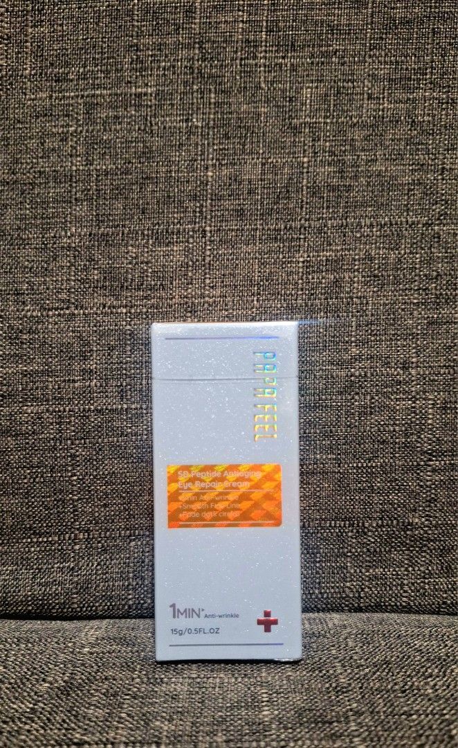 Papa feel eye cream (Category: Ear Care) located in Baguio. Submitted by everchanging_28 (Listing ID 1462062050, Image 1). Description: - Brand: Papa Feel - Product Type: 5D Peptide Antiaging Eye Repair Cream - Benefits: Reduces fine lines and wrinkles, improves skin elasticity, repairs skin barrier, brightens eye area. - Size: 15g / 0.5 fl.oz - Suitable for: Anti-aging and eye repair..