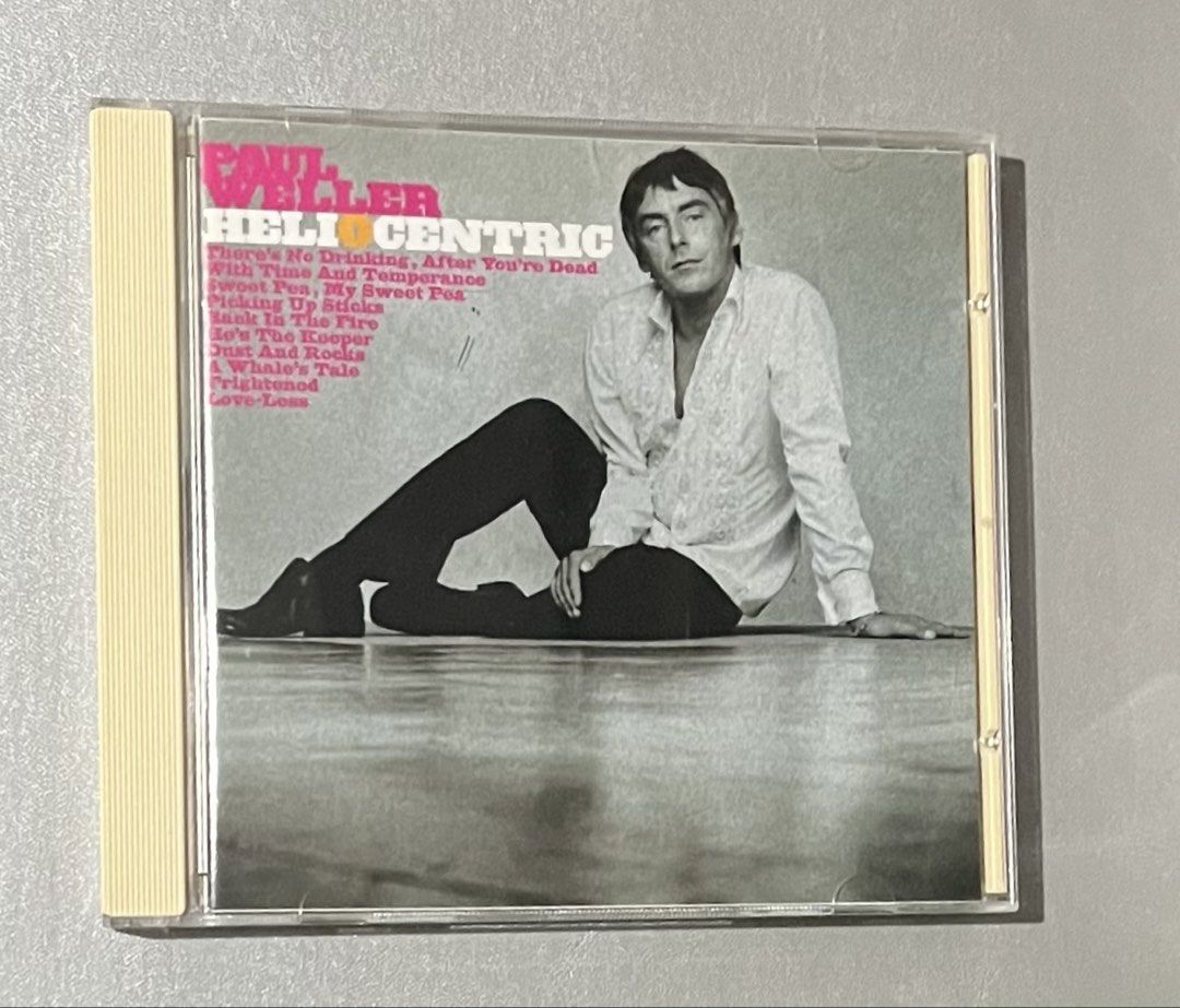 Paul Weller - Heliocentric CD (Category: CDs & DVDs) located in Pasig City. Submitted by coolbreeze872 (Listing ID 1462224635, Image 1). Description: - Paul Weller's Heliocentric album on CD - Features tracks like 'There's No Drinking, After You're Dead', 'With Time And Temperance', and 'Love-Loss' - Perfect for any Paul Weller fan - Add this gem to your collection today!.