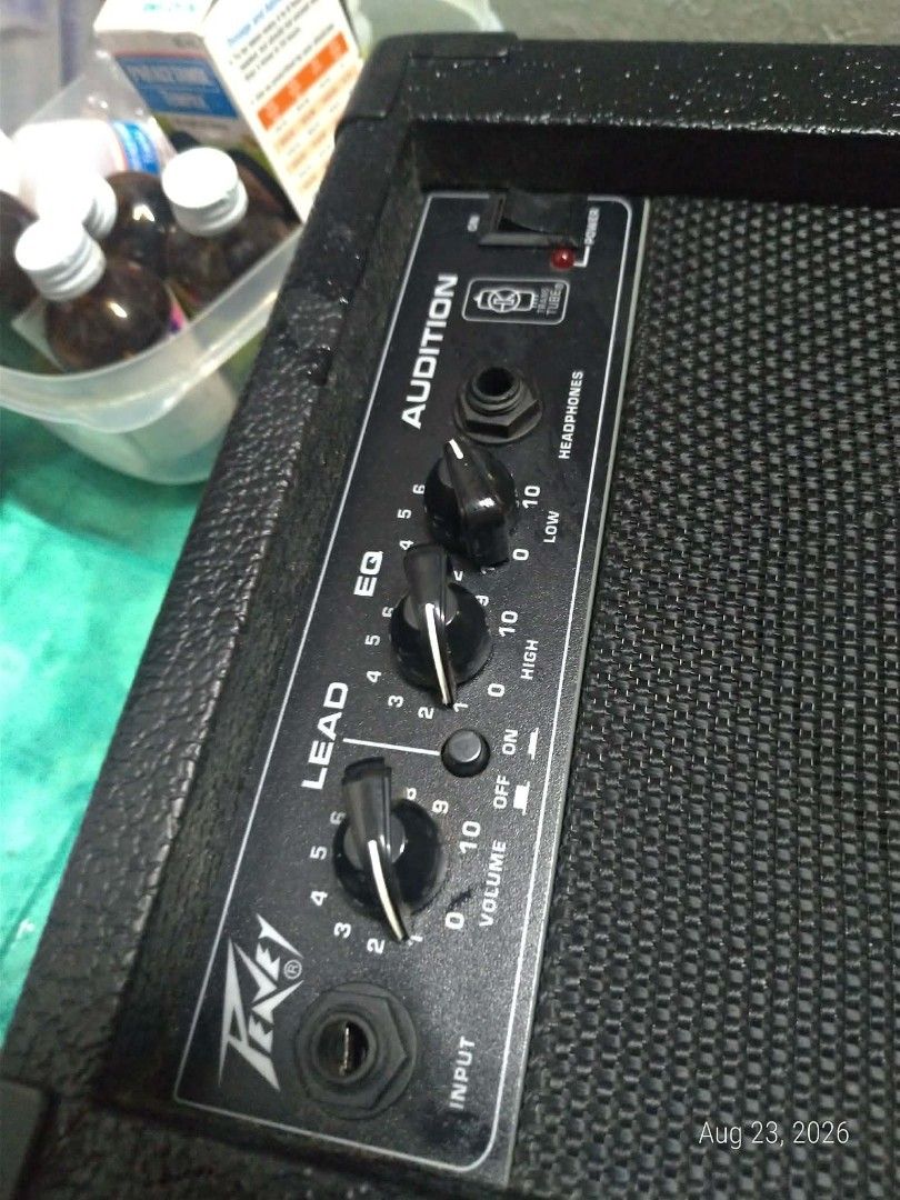 Peavey Audition 7-watt Guitar Amplifier (Category: Musical Instruments) located in Las Pinas. Submitted by beem20 (Listing ID 1462258972, Image 3). Description: Peavey Audition Guitar Amplifier. Good for Indoor practice and auditioning/ recording too. ORIG PRICE UK 9,000 MY PRICE WILL BE 3500 SINCE ITS ALREADY USED but In prestine good condition Can do Lalamove✓ - Peavey Audition 7-watt guitar amplifier - Features lead and EQ controls - sessions 