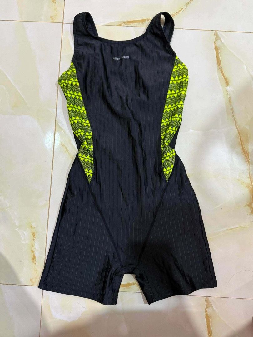 Pierre Cardin one-piece SWIMSUIT (Category: Bikinis & Swimsuits) located in Caloocan City. Submitted by violet.239 (Listing ID 1462064677, Image 2). Description: Selling my Pierre Cardin one-piece swimsuit 💚🖤 • Condition: Like new / only tried on • Never used for swimming training or competition • Selling because it doesn’t fit me • Boyleg/short-style design • Sporty & modest fit • Size: Small 📍 Location: Rizal • Half way meet-up 📩 PM for mor