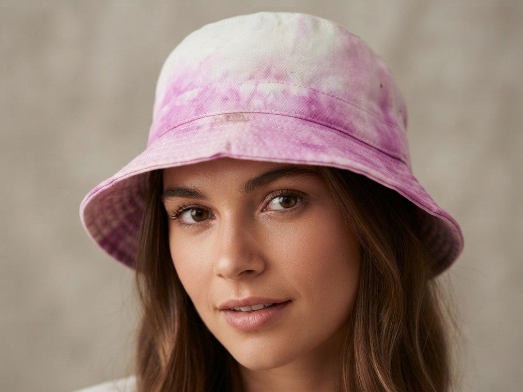 Pink & White Tie-Dye Bucket Hat (Category: Hats & Beanies) located in Binangonan. Submitted by yuristalin888 (Listing ID 1462215721, Image 1). Description: Pink & White Tie-Dye Bucket Hat Add a splash of vibrant color to your sunny-day style with this playful tie-dye bucket hat. Featuring a classic silhouette, this hat is crafted from soft, cotton-like fabric that offers comfortable, all-day wear. The unique pink and white mottled pattern ensures